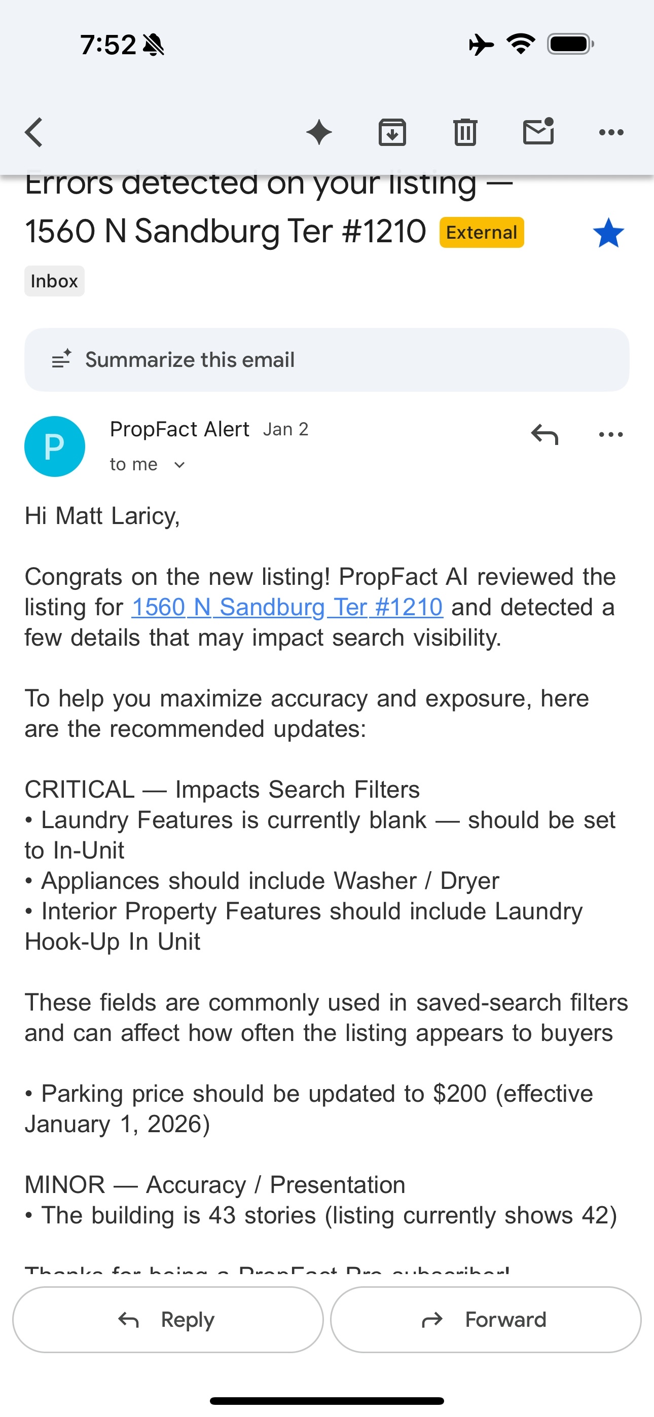 AI Listing Quality Control