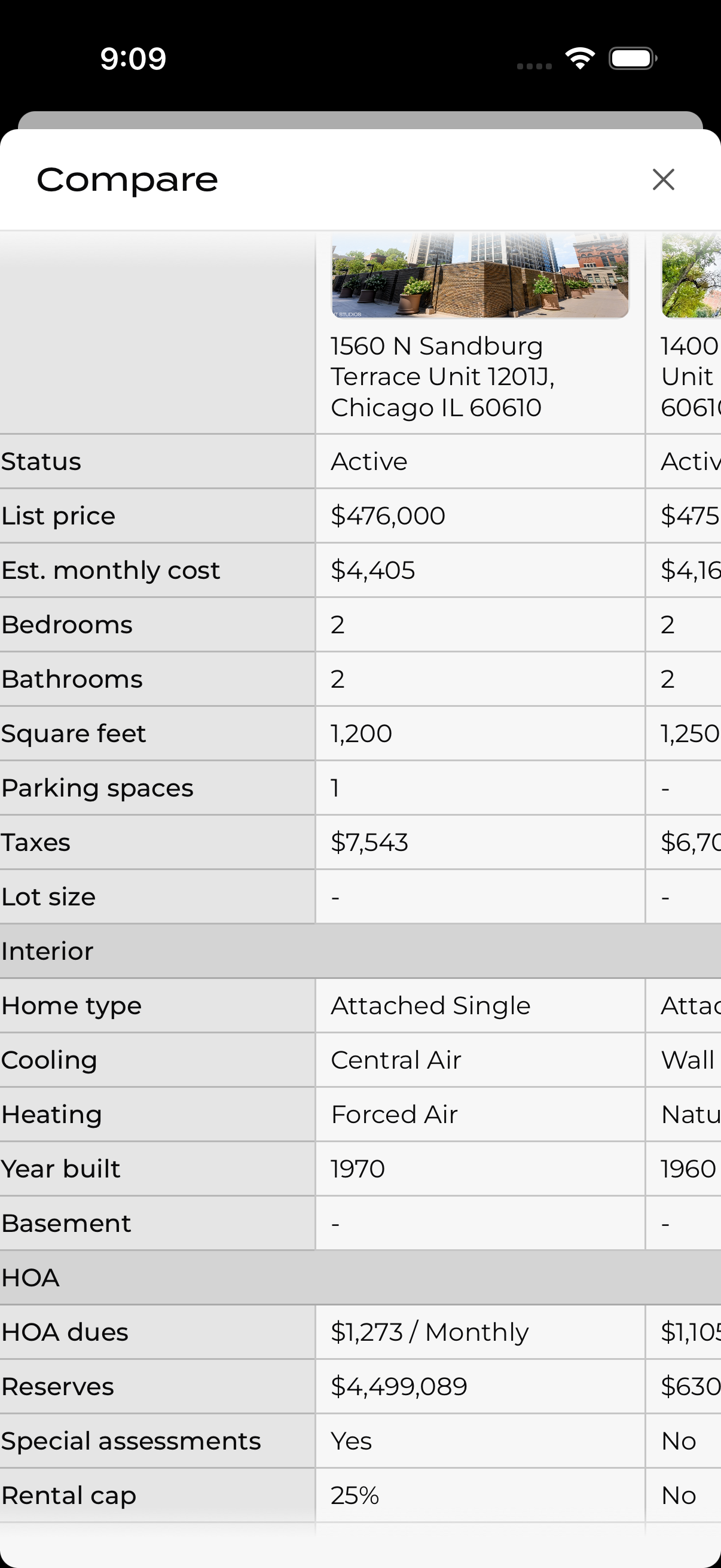 Compare Side by Side